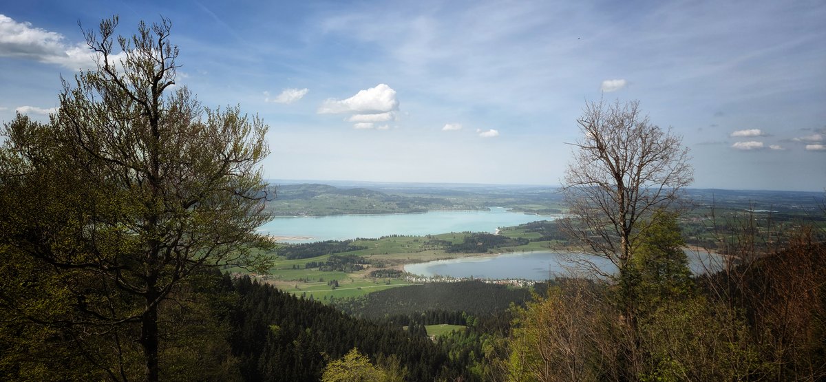 Wanderung Rohrkopfh�tte in Schwangau mit Sandra Bischof und Mathias Starzer - Panorama auf dem R�ckweg